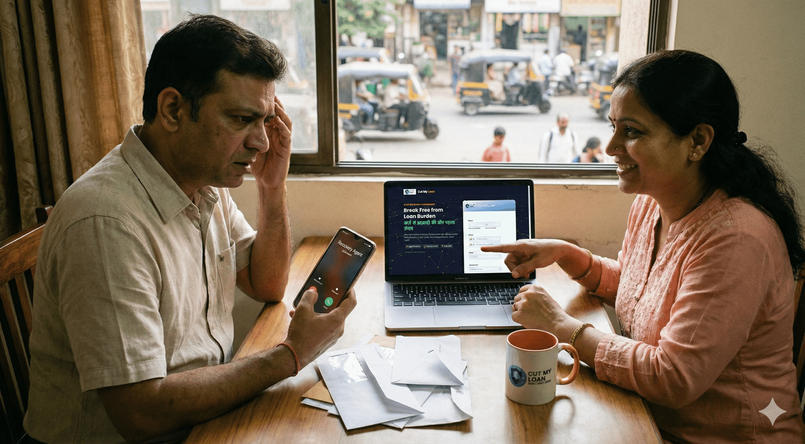 From stressed by calls to finding relief on a laptop