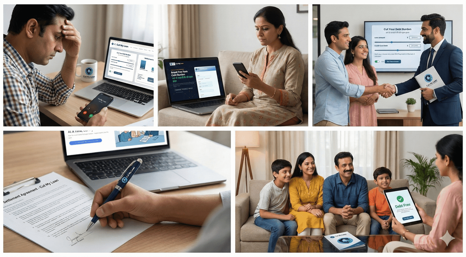 Signing up on CutMyLoan and getting expert help